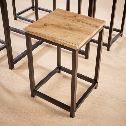 4er set industrial barhocker - set,