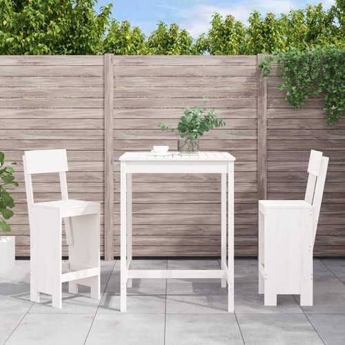 Teiliges gartenbar set weiß - 3-teiliges,
