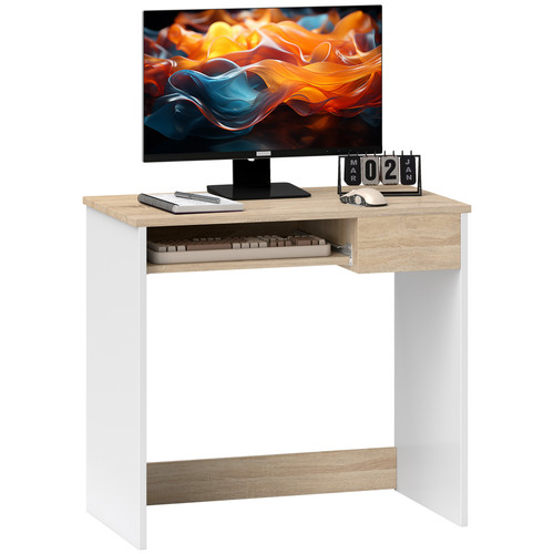 Computertisch eiche 80x45x75cm - computertisch,