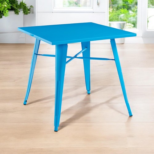 Blau metall bartisch - bartisch, set