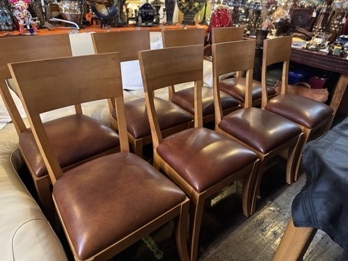 Echtleder esszimmer stühle - esszimmer,