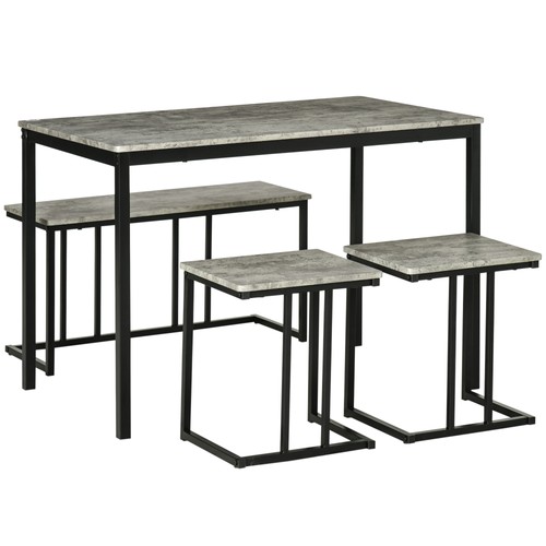 Homcom esstisch set - esstisch-set,, und