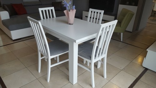 Set aus ausziehbarem esstisch - set,