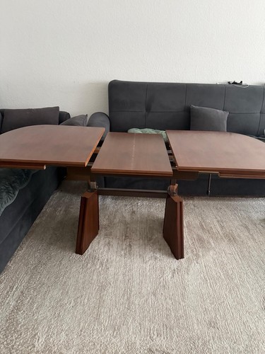 Dunkeles nussbraun tisch - nussbraun,